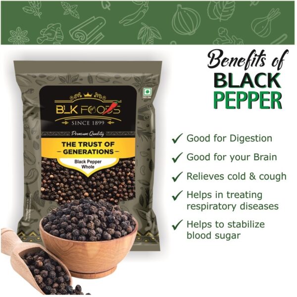 Daily 100g Black Pepper Whole (Kali Mirch Sabut) - Image 3