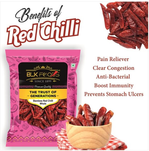 Select Stemless Red Chilli Whole (Lal Mirch Sabut) - Image 7