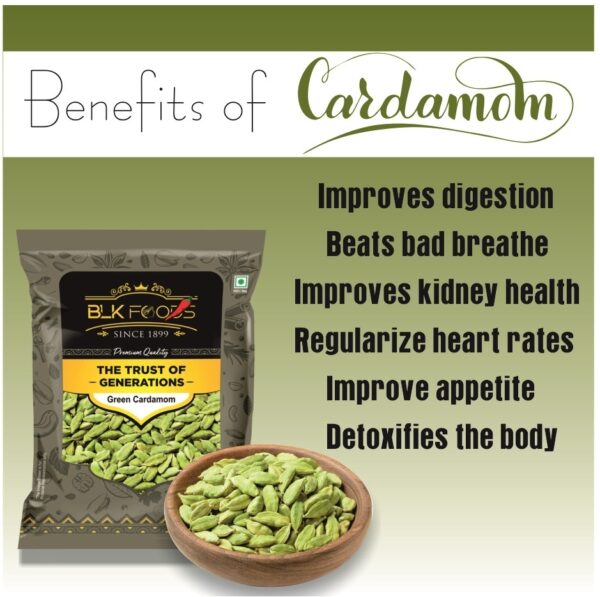 Daily Green Cardamom Whole (Choti Elaichi Sabut) 500g - Image 3