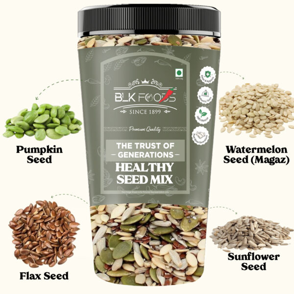 600g Seed Mix | Protein Rich Healthy Snacks | Seeds Mixture | (300g X 2)