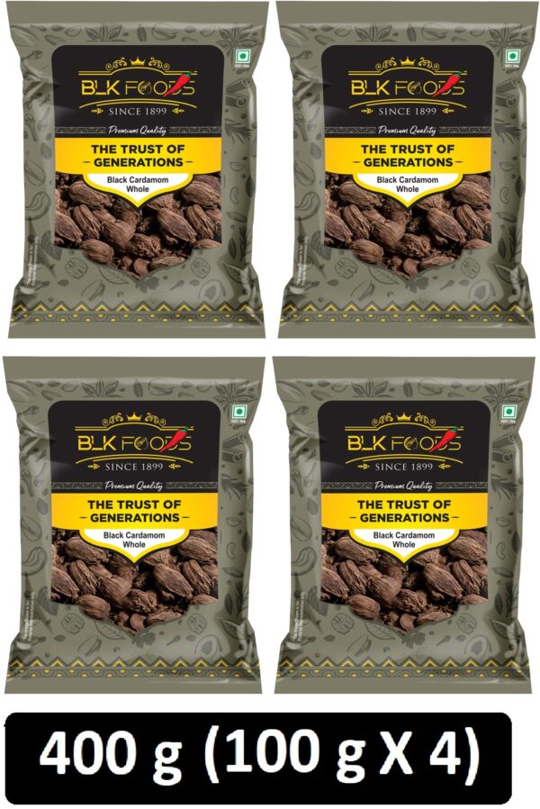 Daily Black Cardamom Whole (Badi Elaichi Sabut) 400g