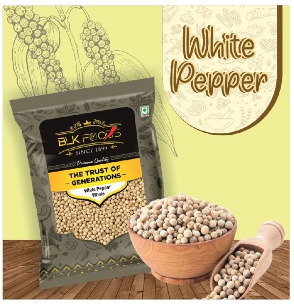 Daily White Pepper Whole (safed Mirch Sabut) 400g - Image 2