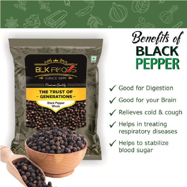 Daily Whole Spice combo | Black Pepper 200g, Clove 100g & Green Cardamom 100g - Image 2