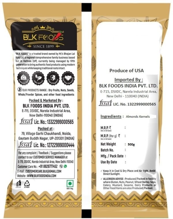 Select Natural California Badam giri 500gm - Image 4